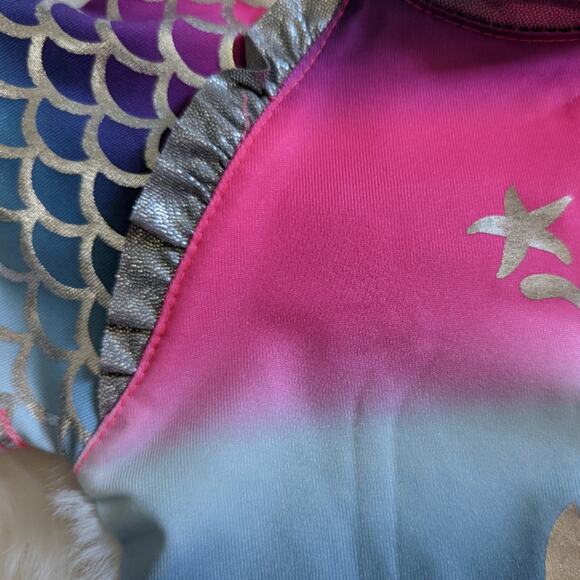 Penelope Mack Rashguard Bikini Mermaid Bathingsuit sz 12M New - Picture 4 of 5